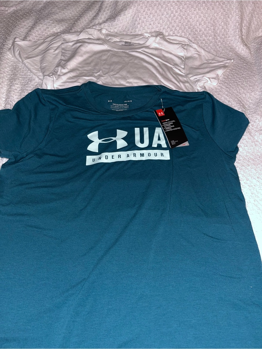 Under Armour Men’s Teal Blue UA Logo Short Sleeve Tee
